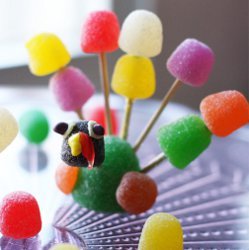 Colorful Gumdrop Turkeys