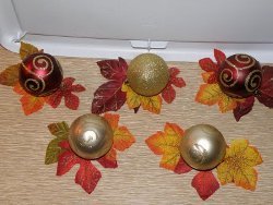 25 Cent Autumn Table Accents