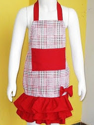 Ruffled Apron for Girls