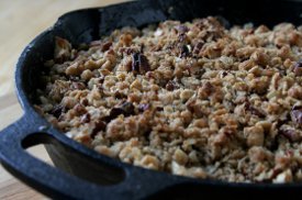 Cast Iron Skillet Apple Crisp