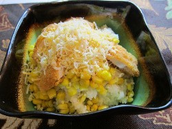 KFC Inspired Mashed "Potato" Bowl