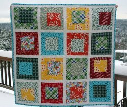 Wonky Bugs Baby Quilt