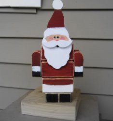 Stand Up 2 x 4 Santa