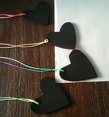 Foam Chalkboard Pendant