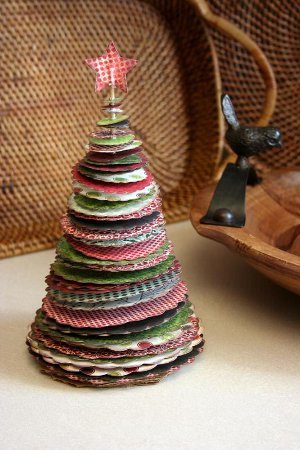 Whimsical Paper Christmas Tree