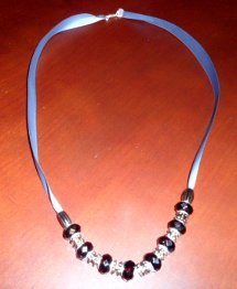 How to Make a Bead and Ribbon Necklace