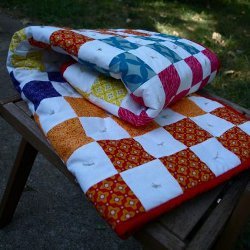 Externality Tied Scrap Quilt