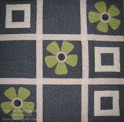 Tic Tac Toe Baby Girl Quilt