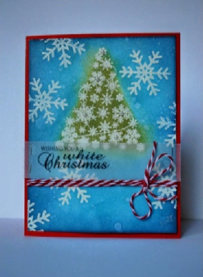 Majestic Embossed Trees Card