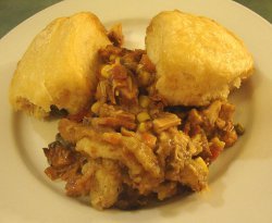 Leftover Turkey And Dumplings Casserole