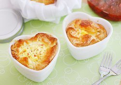 Copycat Panera Ham and Swiss Baked Egg Souffles