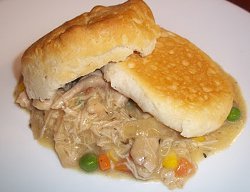 Biscuit Chicken Pot Pie