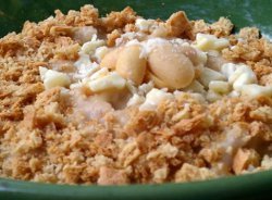 Slow Cooker White Chocolate Peanut Butter Pie Oatmeal