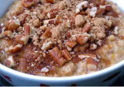 Slow Cooker Pumpkin Coffee Cake Oatmeal