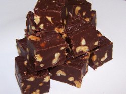 Dark Chocolate Walnut Fudge