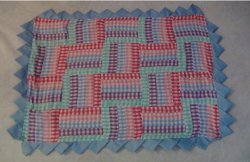 Miniature Rail Fence Quilt Pattern with Video Tutorial