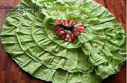 Refashioned Dollar Store Xmas Tree Skirt