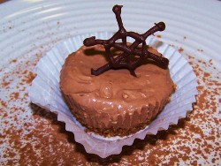 No Bake Mini Chocolate Cheesecakes