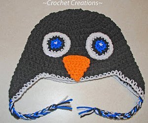 Penguin Ear Flap Child Hat