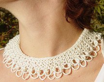 Lace Knit Collar
