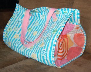 Ginormous Quilted Beach Bag