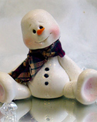 How to Make a Polymer Clay Snowman