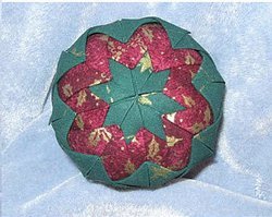 Folded Fabric Star Ornament