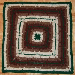 Square Navajo-Inspired Lap Blanket