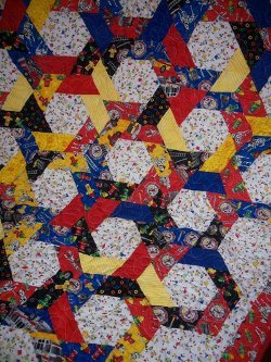 Twirling Hexagons Baby Quilt Video Tutorial