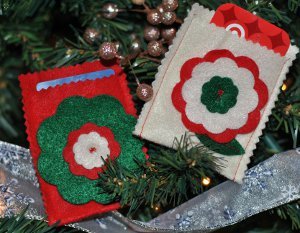 Felt Flower Gift Card Holder