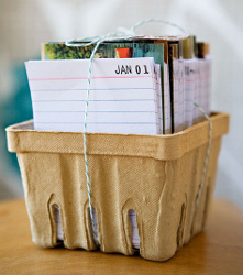 Perpetual Postcard Calendar and Journal