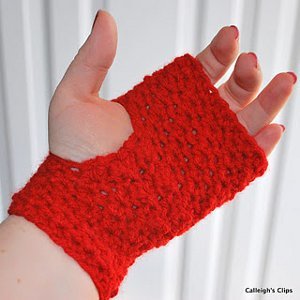 Textured Fingerless Gloves