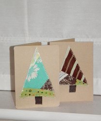 5 Minute Stitched Christmas Cards