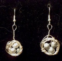 How to Make Bird's Nest Wire Earrings