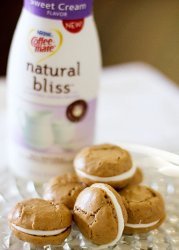 Coffee Macaroons with Sweet Cream Ganache