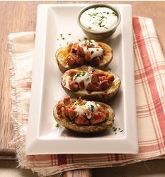 Buffalo Style Potato Skins