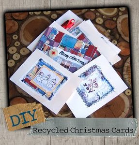 Handmade christmas cards from recycled magazines Recycled Christmas Cards | FaveCrafts.com