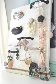 Cabinet Hardware Jewelry Organizer