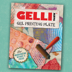 Gelli Arts Gel Printing Plate and Brayer