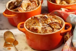 Peanut Butter Breakfast Bread Pudding