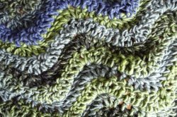 Crochet Waves Throw