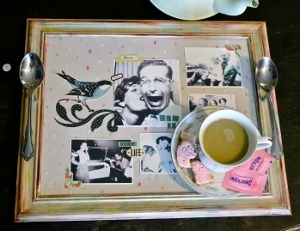 Vintage Heirloom Tea Tray