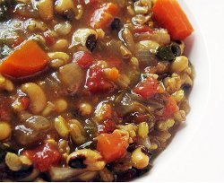 Black Eyed Pea Soup with Tomatoes