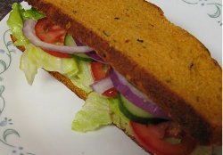 Copycat Paneras Mediterranean Veggie Sandwich with Pesto Hummus