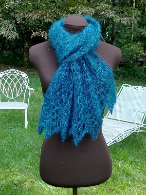 Peacock Jewel Scarf