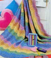 Rainbow Days Afghan