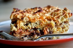 Cheesy Chicken Enchilada Casserole