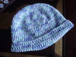 double crochet baby hat