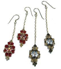Jeweled Dangle Earrings