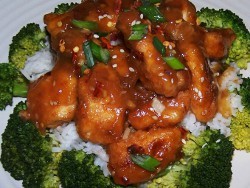 Oven Fried General Tso's Chicken